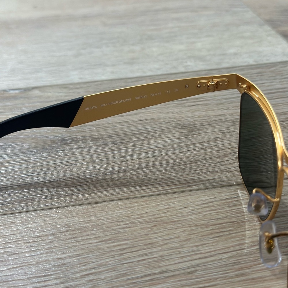 Ray-Ban Gold Frame Sunglasses - Picture 4 of 5